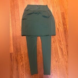 Small green sweet lemon thyme skirt with ankle leggings